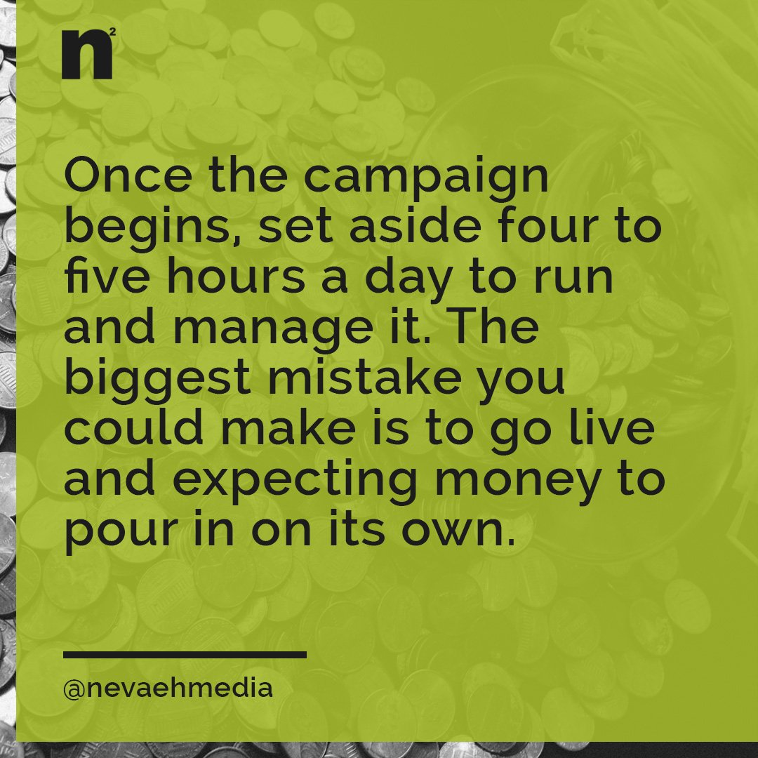 NevaehMedia's tweet photo. #kickstarter words of wisdom of the day.

#marketingagency #crowdfunding https://t.co/4dqxFALDp4