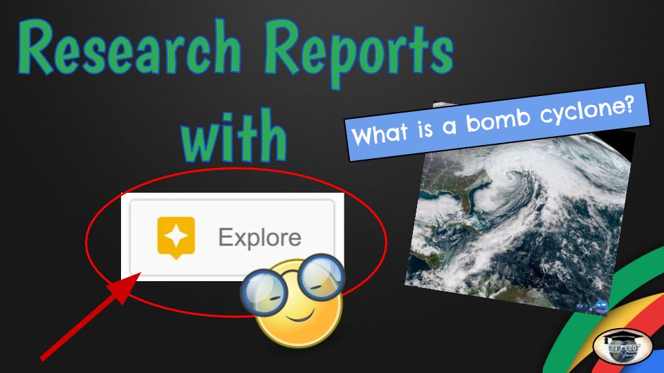 BMcClelland24's tweet photo. NEW Video Tutorial!
Research Reports with EXPLORE
https://t.co/x7uPN1fsiF

@JoyceOfCreation @2120Visions 
#GoogleEDU #gsuiteedu 
#digcit #ELA #edtech
#elemchat #TOSAchat https://t.co/ARK9ZiBCsJ