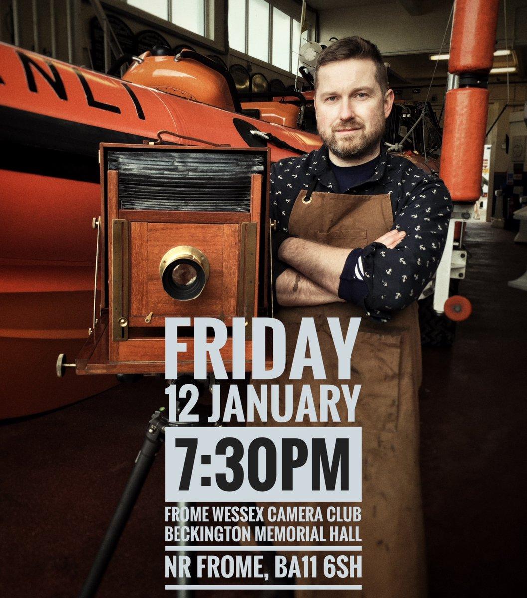 RNLI's tweet photo. Our friend Jack @ProjectLifeboat is giving a talk in Somerset this Friday about his mission to capture all our crews using Victorian photographic techniques. A great chance to hear about his epic odyssey! Full details here: https://t.co/TGMsu1DVCv #ProjectLifeboat https://t.co/ee0wDGtv5C
