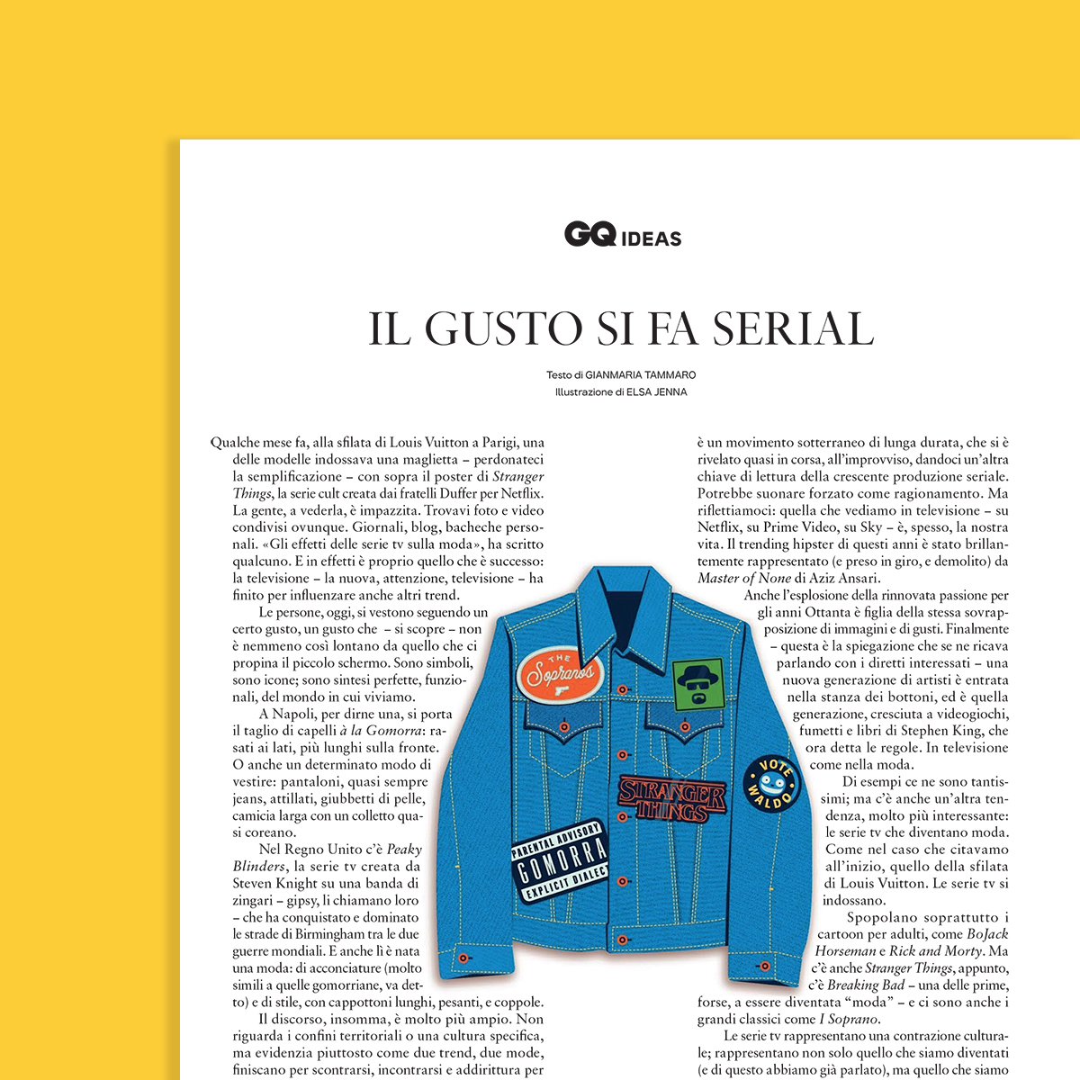 Visionar_Agency's tweet photo. How Tv Series are influencing fashion - an article illustrated by @ElsaJenna for the January issue of @gqitalia https://t.co/NpRLVWjfkz