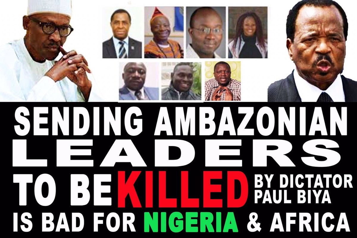 YuniwoE's tweet photo. #FreeSisikuAyukTabe and all other abducted #Ambazonian leaders. @cnni @cnnbrk @AlJazeera_World @TV5MONDE @BBCWorld @NTANewsNow @GhanaTV @FRANCE24 @Trevornoah @maddow @SenateDems @SenFranken @FoxNews @FOXTV @RFI @KenyaWebTV @HuffPostSA @HuffPostPol @nytimes @washingtonpost https://t.co/ihhKcW6ycL