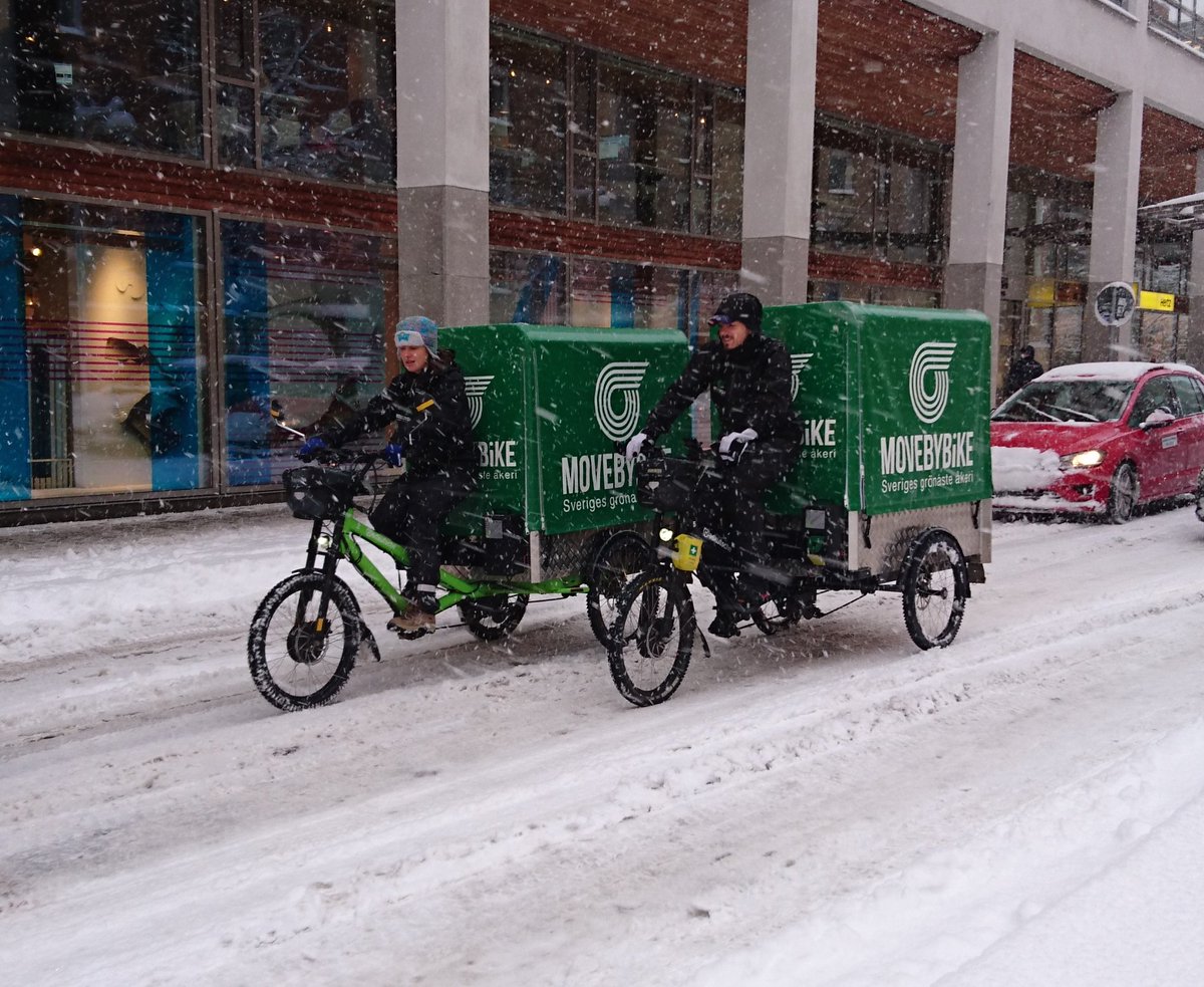 #tforum18: Ni missar väl inte att fundera på hur vi får logistik-drakarna att börja med #lastcykel? Har just nu 5 cyklar ute bara i Sthlm &amp; ser allt fler områden där vi är konkurrenskraftiga i jämförelse m bil. Bättre, luft mer plats &amp; ansikten ist för plåtburkar får en på köpet