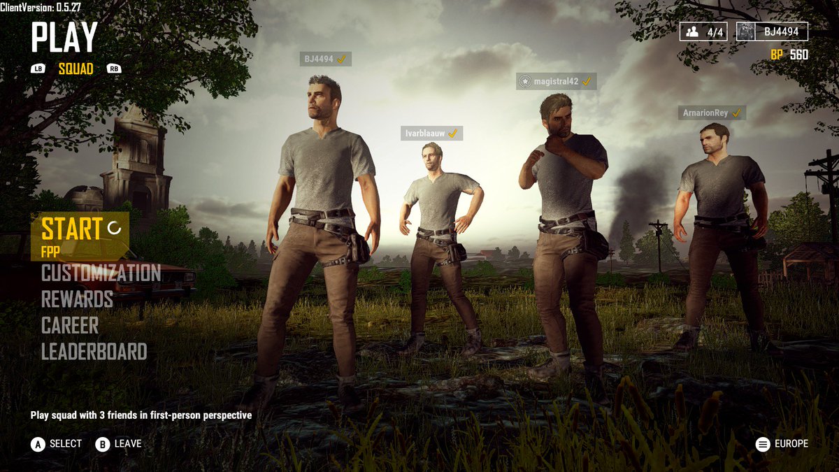 DUTCHPUBGXBOX's tweet photo. In een squad van 4 is altijd het tofst, beste overlevingskansen en onderlinge support. Met hoeveel spelen jullie vaak? https://t.co/vYiCbx60bV #pubg #PUBGXboxOne #PLAYERUNKNOWNSBATTLEGROUNDS #battlegrounds #brandevolve https://t.co/NzrBHFbXGo