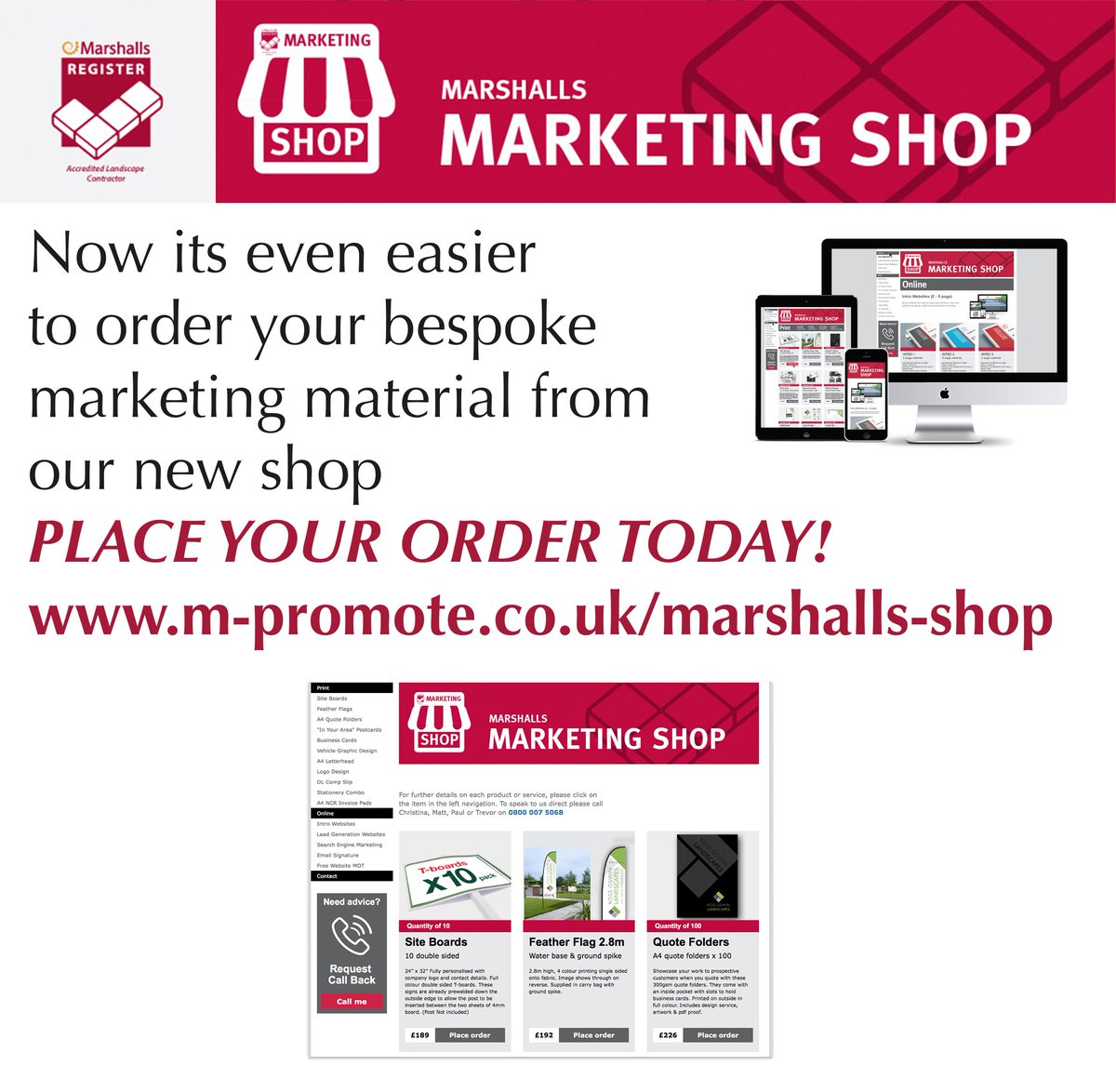 m_promote's tweet photo. #newwebsite #marketing #shop #bespokematerial @MarshallsReg https://t.co/PPhZEWPwL4