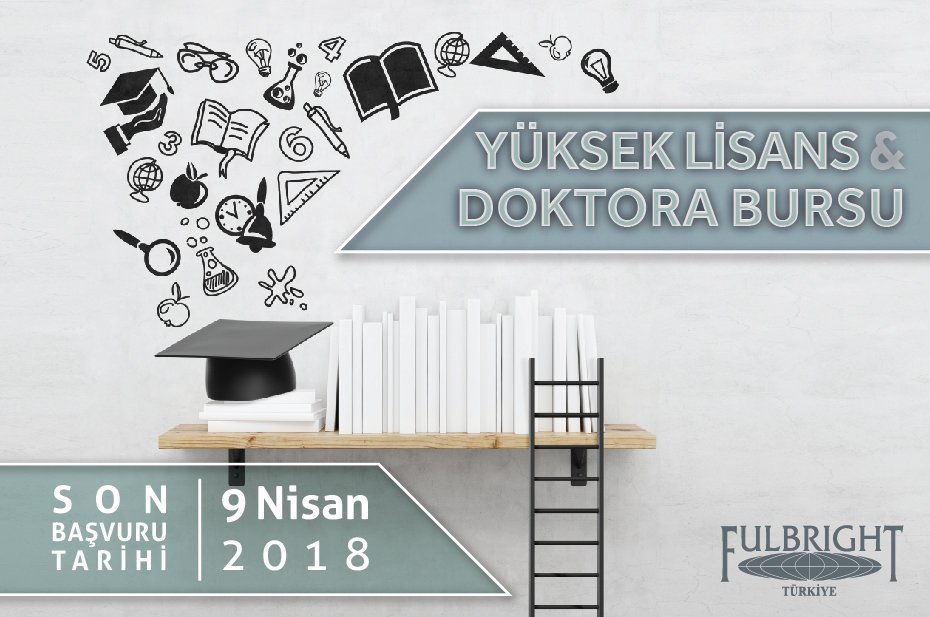Fulbright Yüksek Lisans ve Doktora bursları ile ilgili bilgilere aşağıdaki linkten ulaşabilirsiniz.
fulbright.org.tr/burslarimiz-ve…
