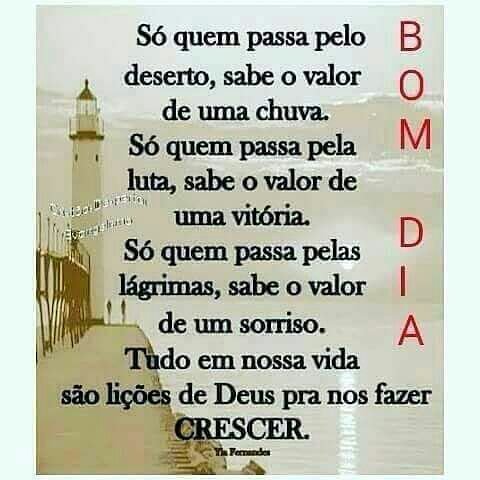 Bom dia minha galera