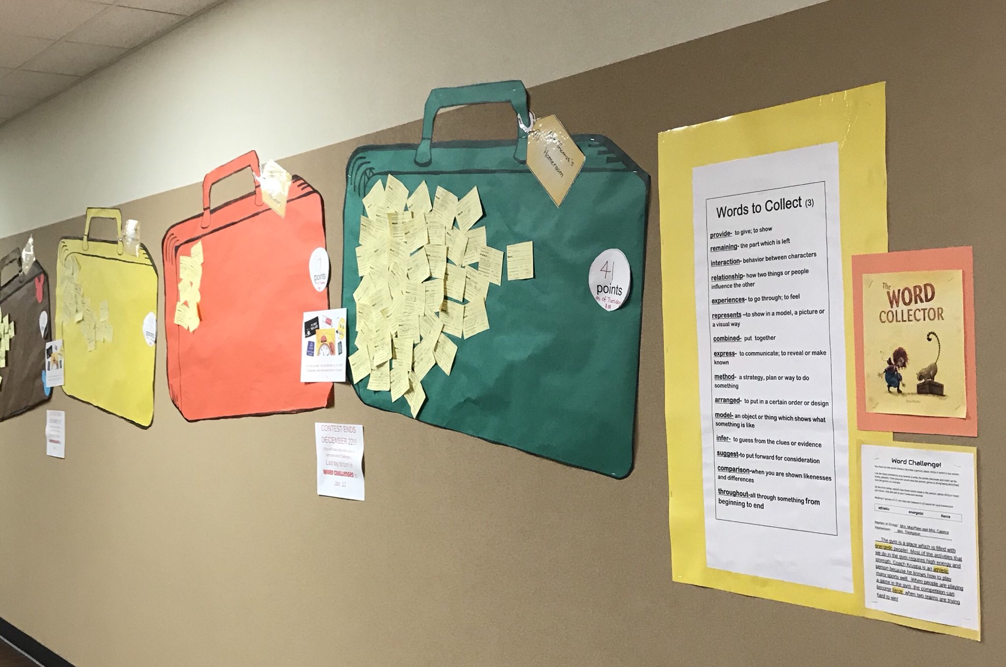 Creating a Word Collector Bulletin Board With Fadeless Paper - School and  the City