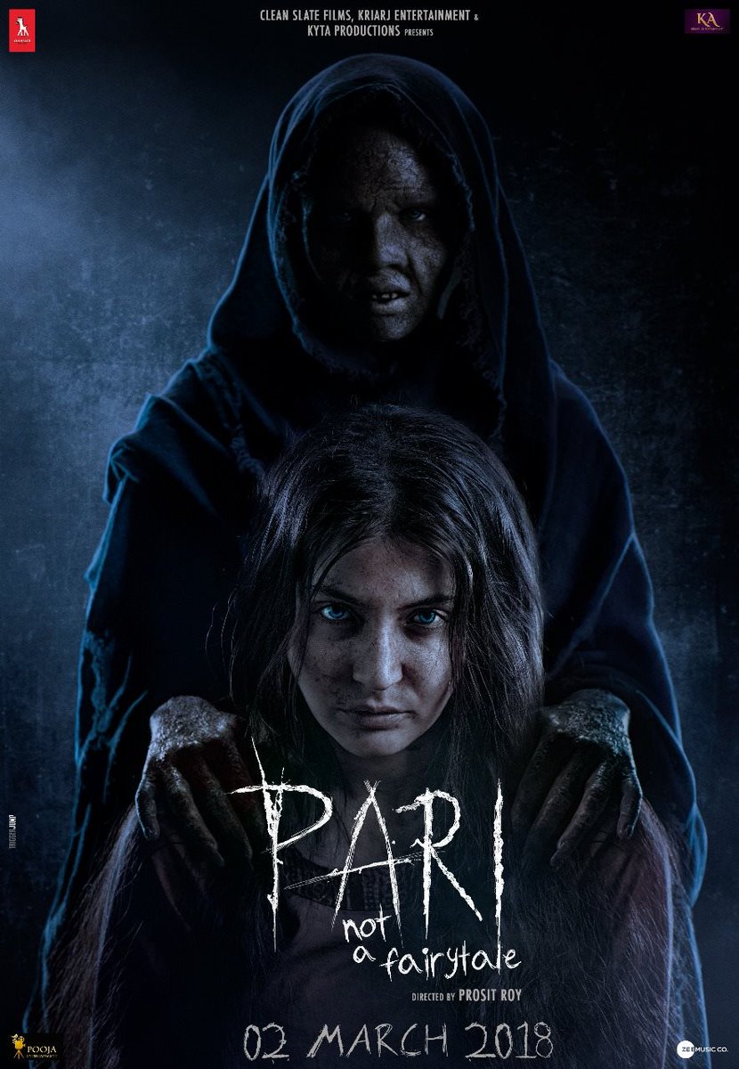 Songdekho's tweet photo. #Pari Official Poster @AnushkaSharma @paramspeak #RajatKapoor #RitabhariChakraborty 
Directed by #PrositRoy
Releasing on 2nd March 2018.
@kriarj @OfficialCSFilms @parithefilm https://t.co/4LEqBHTMH8