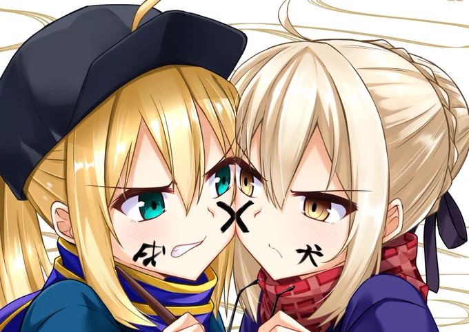 10日遅れのぱぱっと新年絵 