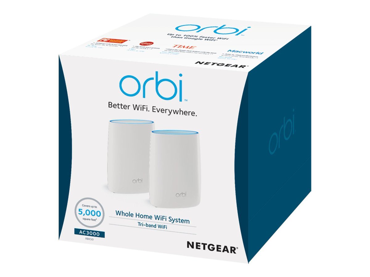 ManNetworker's tweet image. #NETGEAR #Orbi Whole Home Mesh WiFi System with Tri-band – Eliminate #WiFi dead zones, Simple setup, Single #network name, Works with #Amazon #Alexa, Up to 5,000 sqft, AC3000 (Set of 2)

bit.ly/2CV36AZ

#mikrotik #linksys
