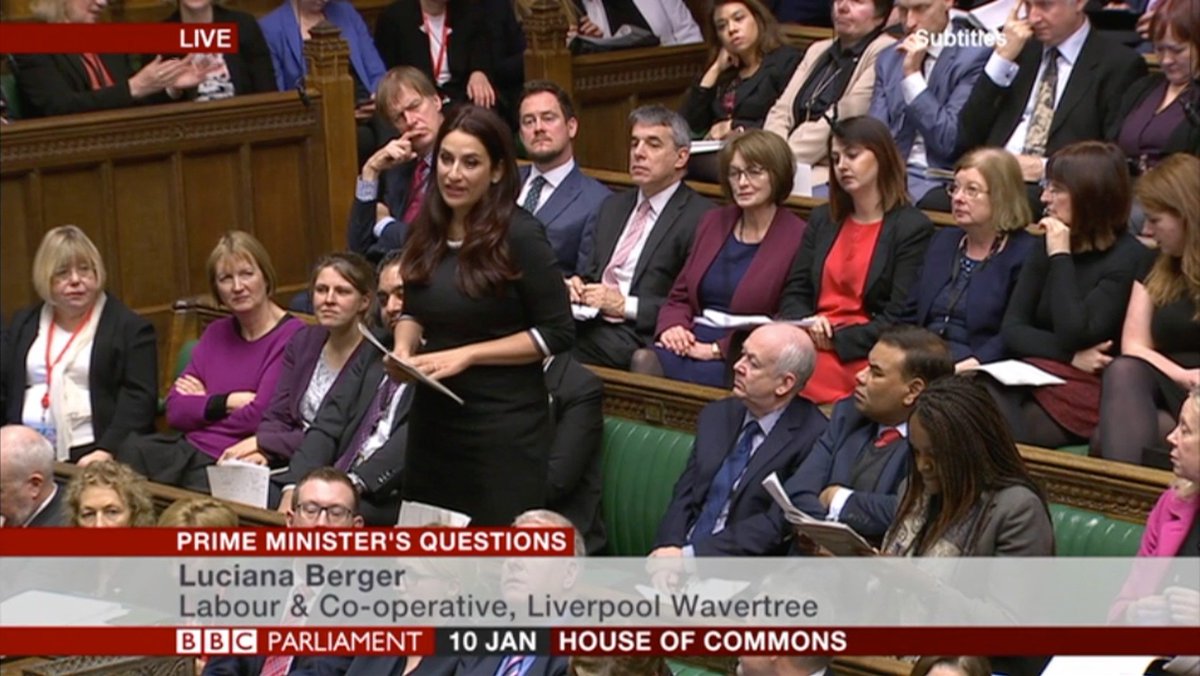 TheresaEurope's tweet photo. Brilliant question by @lucianaberger at #PMQs on the lack of availability of cancer nurses in the #NHS - a deeply important issue and a weak reply from the Prime Minister that sidestepped the question https://t.co/WQPtHBTol4