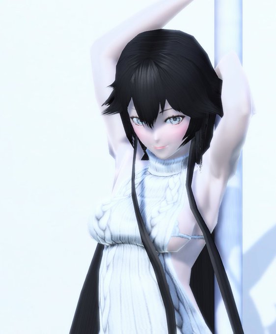 バックレスニット 隙間がナイ…🐤 