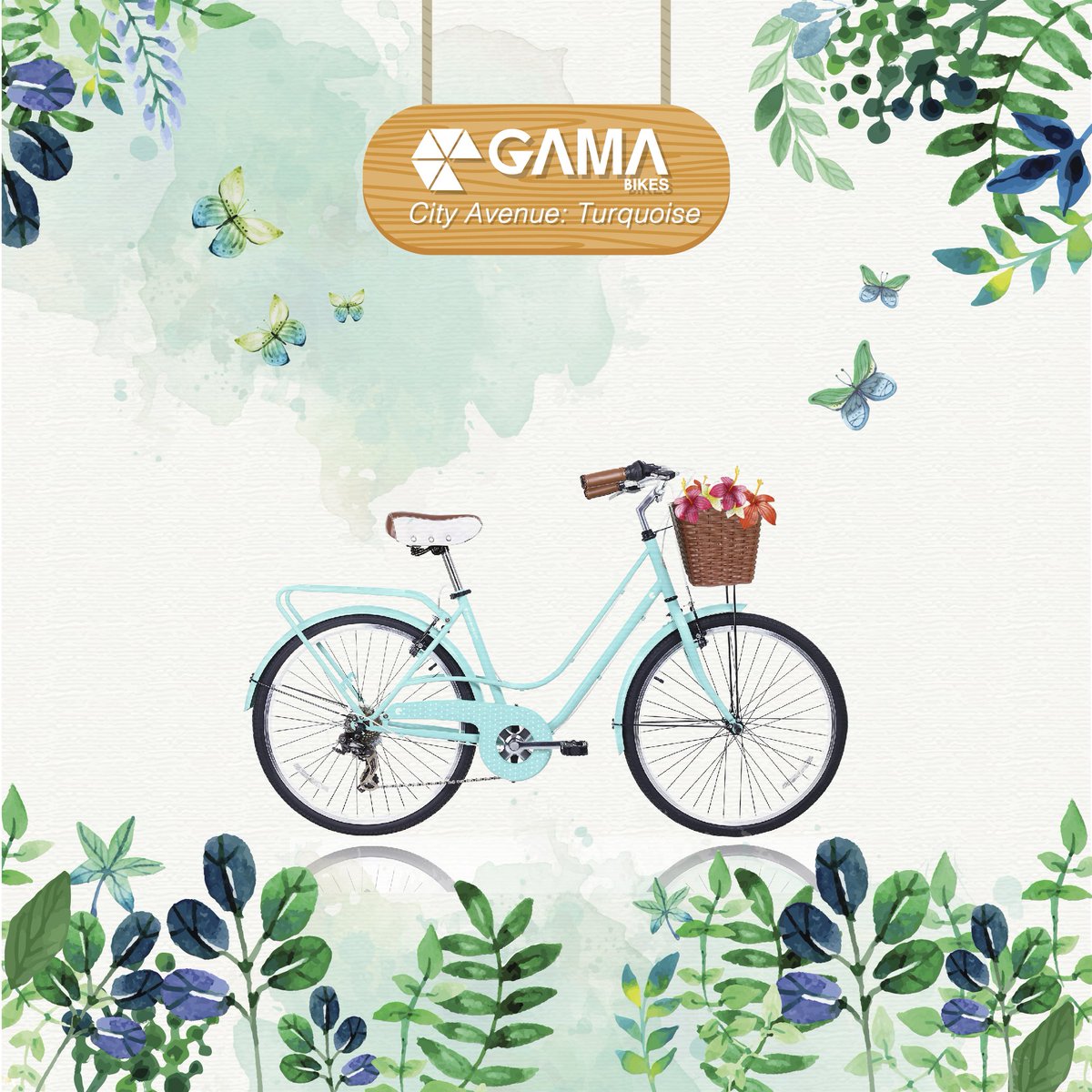 "City Avenue se trata de diversión, funcionalidad y diseños avanzados" 
Modelo: City Avenue Turquoise 
📌 Para más información entra en nuestra web: gamabikes.cl 
#GamaBikes