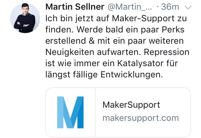 SchwarzePalmen's tweet photo. @fun_pas @FrauLavendel Als nächstes vielleicht Conner Douglas @GoMakerSupport anfragen, was #MakerSupport von #Racism und #Neonazis denkt?
Is @GoMakerSupport aware, that they are helping #Rascists collecting money now?
#NoIB #NoNazis #kickthemout https://t.co/ByrfkDmiBV