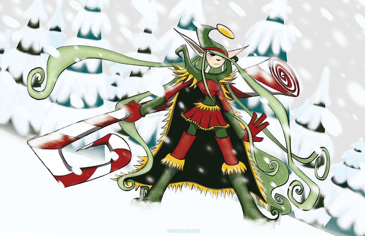 The finish! A Christmas Elf Warrior! #santashelper #fantasyart 🎅🎅🎅🎄🎄🎄❄️❄️❄️🌨️🌨️🌨️💚❤️💚❤️👊👊👊😊😊😊