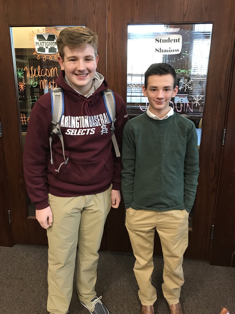 MatignonAdmiss's tweet photo. Happy first Shadow Day of 2018! We hope you have the best day ππ #applytomatignon #expectexcellence #warriorclassof2022 https://t.co/tRwzC03Z8J