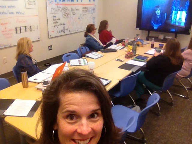 k8burton's tweet photo. #EmboldenYourInnerWriter @ #TrinityLearns starting off w/ some inspiration from the 1 & only @LucyCalkins https://t.co/PoC1KRaPO4