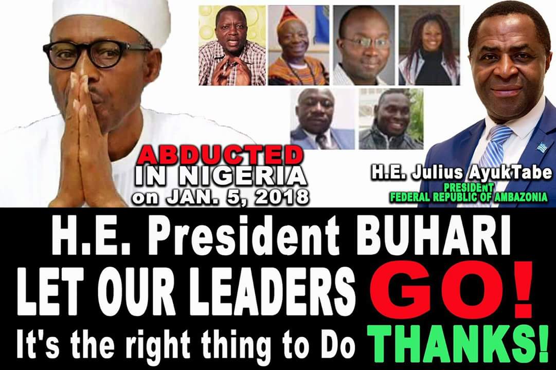 MengnjoPaulette's tweet photo. PRESIDENT BUHARI, DO THE RIGHT THING.
DON'T LET THIS GET ANY MESSIER!!!
#FreeSisikuAyukTabe 
#FreeAllArrested 
#FreeNforNgallaNfor 
#FreeDr.Kimeng
#FreeNalovaBih 
#BringBackOurLeaders
We want All our Leaders Back as we have no time to waste!!
Alluta Continua!!!
#LETSI
#PRUSH https://t.co/yZAm2vMrcS
