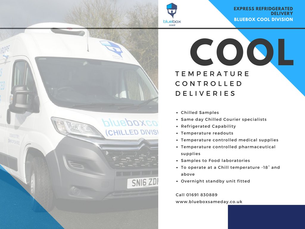 Blueboxsameday's tweet photo. #Shropshire #Oswestry #delivery #courier #sameday #Telford #Shrewsbury #UK #Wrexham #Whitchurch #Logistics #Innolift #delivery #chilledservices #refrigerateddelivery #chester #ludlow #frozendelivery Helping you with Refrigerated Express Deliveries covering UK & Europe https://t.co/zAYqp5s5rY
