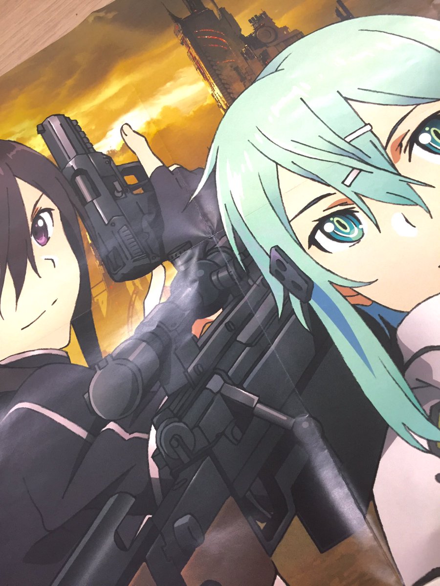 Tvアニメ Sao オルタナティブ ガンゲイル オンライン 公式 No Twitter ニュータイプ2月号ポスター付録 本日発売の ニュータイプ2月号 に Ggo Sao の両面描き下ろしb2ポスターが付録 Ggoからはレンが 再放送中のsao からはキリトとシノンが描かれて Tvアニメ Sao オルタナティブ ガンゲイル オンライン 公式 No Twitter ニュータイプ2月号ポスター付録 本日発売の ニュータイプ2月号 に Ggo Sao の両面描き下ろしb2ポスターが付録 Ggoからはレンが 再放送中のsao からはキリトとシノンが描かれて
