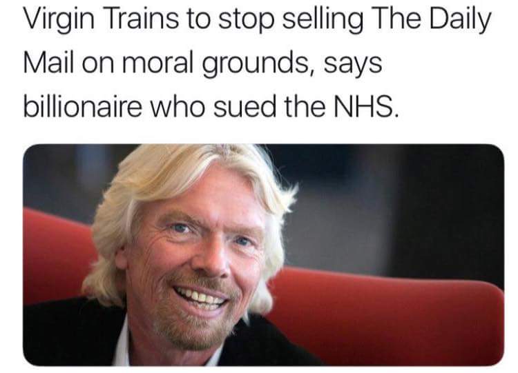 MatParsons4's tweet photo. Mr @richardbranson is a bit of a tool ain't he, really. https://t.co/KQa8RbPiq5