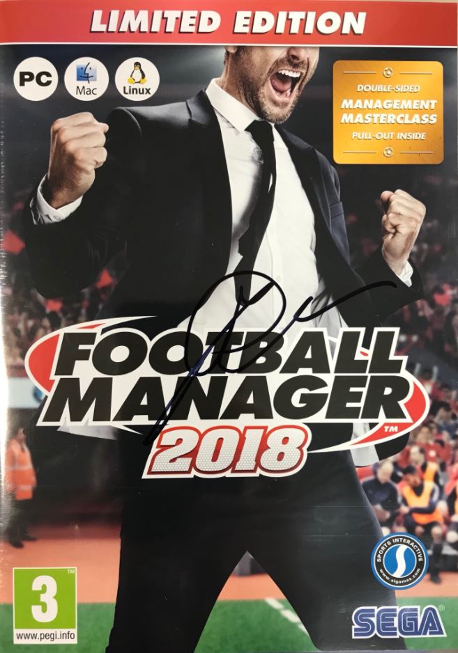 swfc's tweet photo. Congratulations to @connealy12, who has won the copy of Football Manager 2018 signed by our new manager Jos Luhukay! #swfc https://t.co/m0AorFQUrN