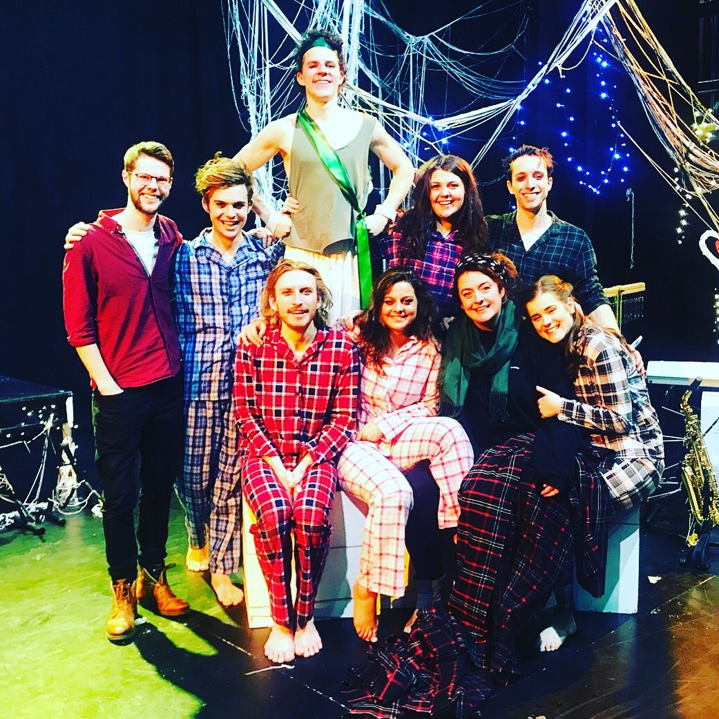 The ensemble of THE LOST BOY PETER PAN having completed their run <a href="/TheLostBoyLdn/">The Lost Boy</a> <a href="/ThePleasance/">Pleasance</a> <a href="/GHPeeps/">GlynisHendersonProds</a>