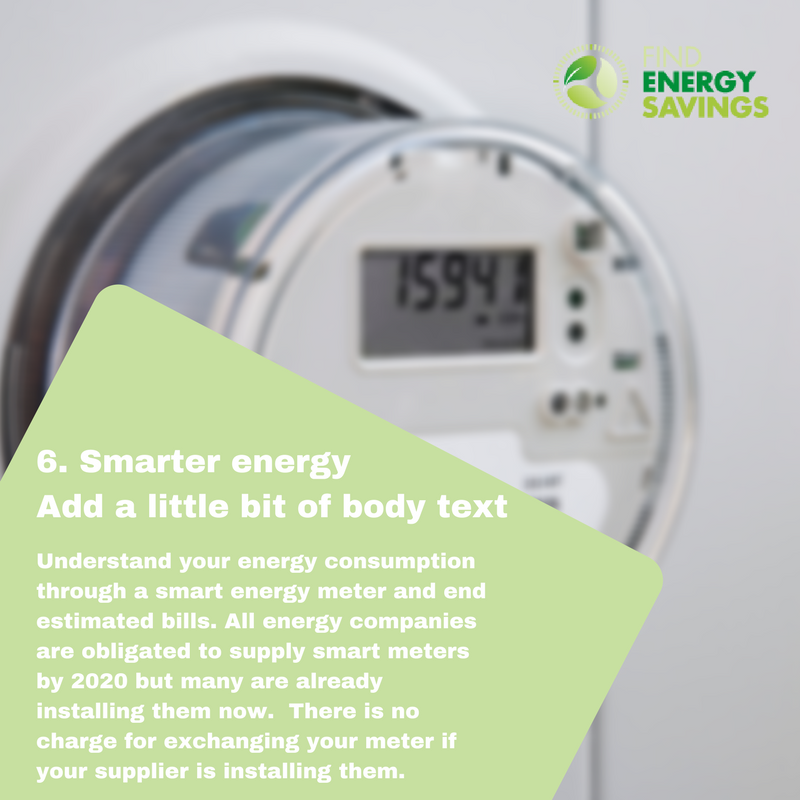 National cut your energy costs day tip 6: