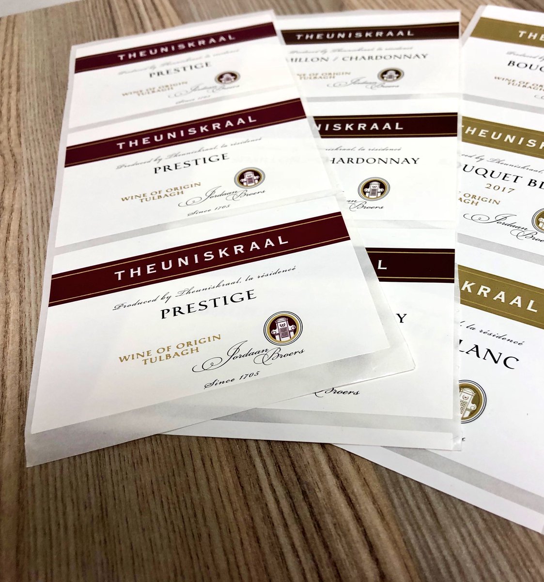 ColorgenSA's tweet photo. Good to see our Durban based customers competing in the #Capetown wine label market #Labels #Flexo #UV #Matte #Varnish #overprintable #waterresistant #Coldfoil #Highbuild #RaisedImage #Tactile @AshlandInc #SouthAfrica #Print #narrowweb #ColorgenSA https://t.co/nJUEIkPCQ1