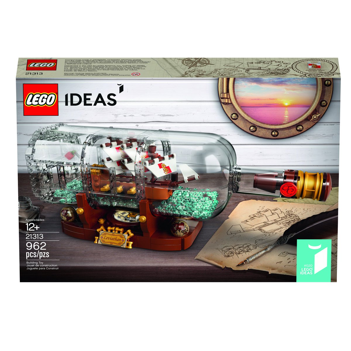 LEGO_Group's tweet image. Oh buoy! We think it's aboat time we show the LEGO Ideas Ship in a Bottle! Rolling in with the tide on February 1st! LEGO.build/IdeasShipInABo… #LEGOIdeas #ShipInABottle #LEGOShipInABottle