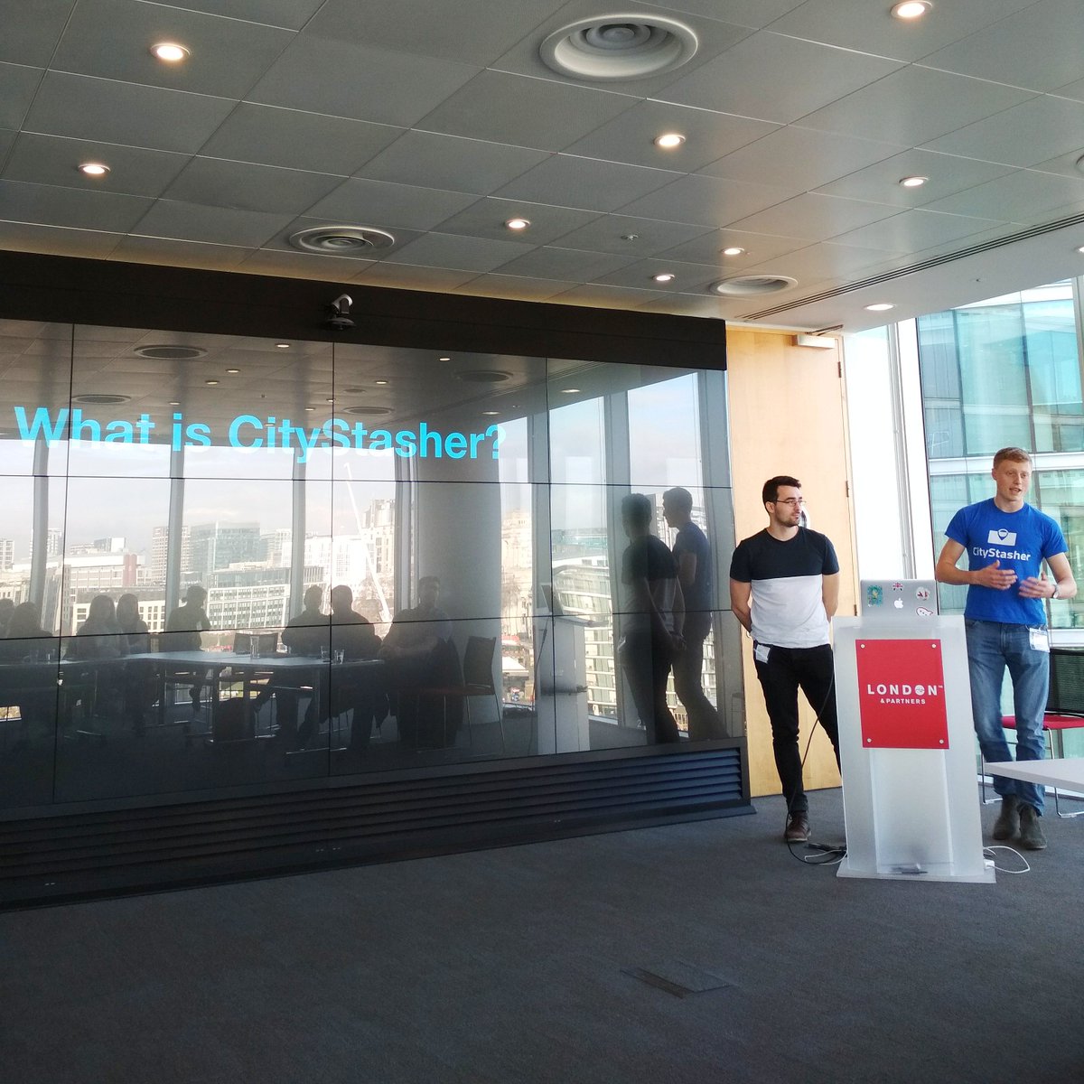 Traveltech Lab (@traveltechlab) on Twitter photo #Startups @CityStasher and <a href="/Live2Leave/">Live2Leave</a> introducing their businesses to the #HotelJumpstart team from <a href="/traveltechlab/">Traveltech Lab</a>, @ExpediaEAN and <a href="/hotelsdotcom/">Hotels.com</a>. #traveltech #techstartup #startuplife #londontech #travel #Startups @CityStasher and <a href="/Live2Leave/">Live2Leave</a> introducing their businesses to the #HotelJumpstart team from <a href="/traveltechlab/">Traveltech Lab</a>, @ExpediaEAN and <a href="/hotelsdotcom/">Hotels.com</a>. #traveltech #techstartup #startuplife #londontech #travel