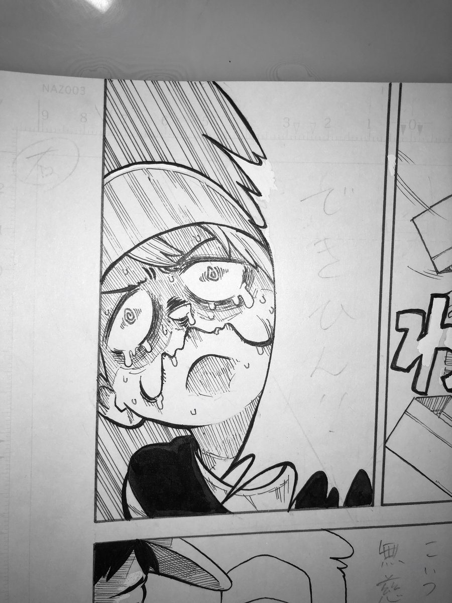 我ながらいい顔が描けました。 