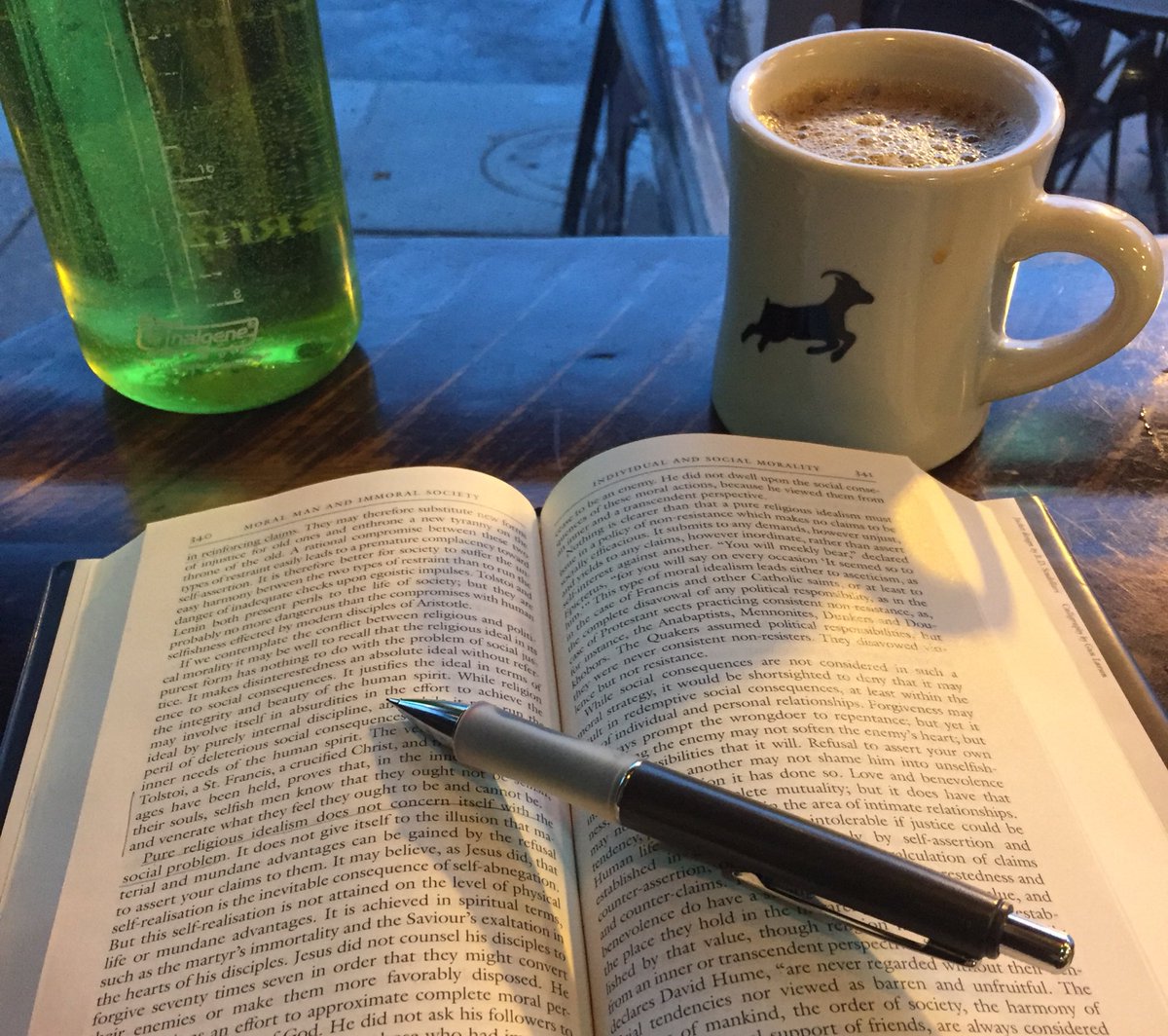 aaronjkuehn's tweet photo. Two weeks in St. Louis = Kaldi & Niebuhr @ConcordiaSem @Kaldis_Coffee #stm #brainbomb #welcomeback #flashback https://t.co/mT2WGdxlM6