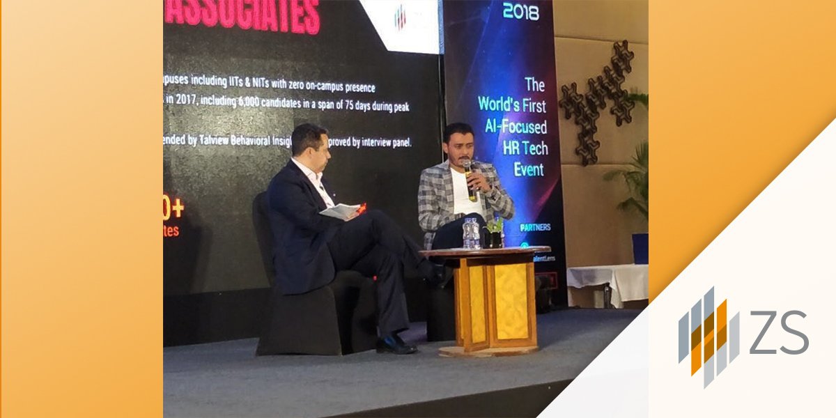 ZSIndia_CEC's tweet photo. Our India Talent Acquisition Lead Rahul was at #Talquest2018 by @Talview, to share insights on automation in HR and talent acquisition. https://t.co/7kxYmST2aV https://t.co/z5w9L8HV7j