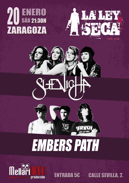 Metaltrip1's tweet photo. Concierto de @suevicha en #Zaragoza con #EmbersPath. https://t.co/7ilweizbvK https://t.co/Iw6x0BSUMM