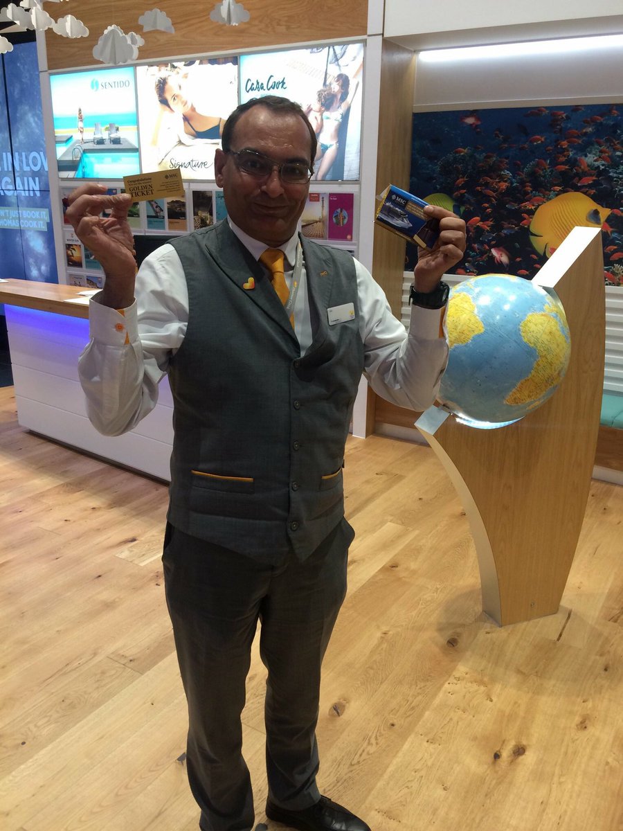 MSCTravelAgents's tweet photo. 1 golden ticket has been found! There are 9 still available to find plus lots of spot prizes #MSCchoctacular https://t.co/ETskp8iP7w