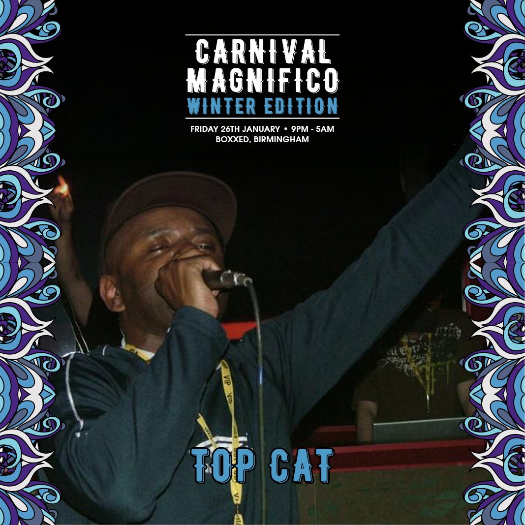 The legendary Top Cat joins us at the very first @CarnivalMagnifi Winter Edition in a few weeks time!! Have you got your ticket yet??

Tickets - skiddle.com/e/13072583