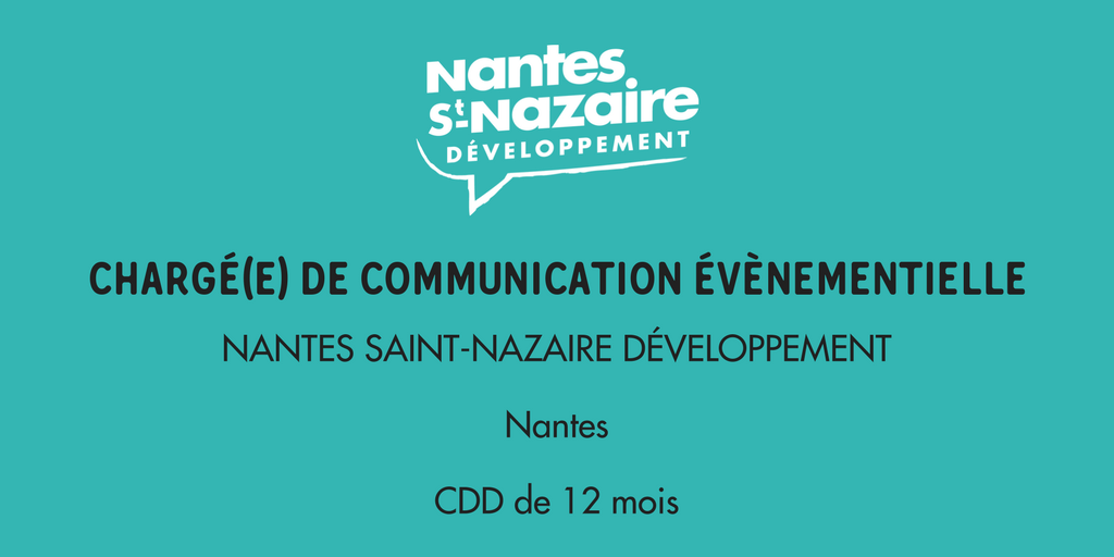 investnantesSN's tweet image. #Job #Nantes ! Nous recherchons un(e) chargé(e) de #communication évenementielle. #Deadline le 2 février pour candidater ! #gogogo Rejoignez la team NSD :-) 
cadres.apec.fr/home/mes-offre…