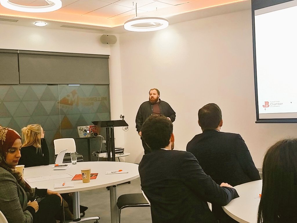 millenniumpoint's tweet photo. New #technology is being created everyday, but without the leverage of a business plan these new technologies risk falling by the wayside @CharmanTom @ffchamber #FFChamber #MPEvents #Tech #STEM https://t.co/y3RlOq31Gp