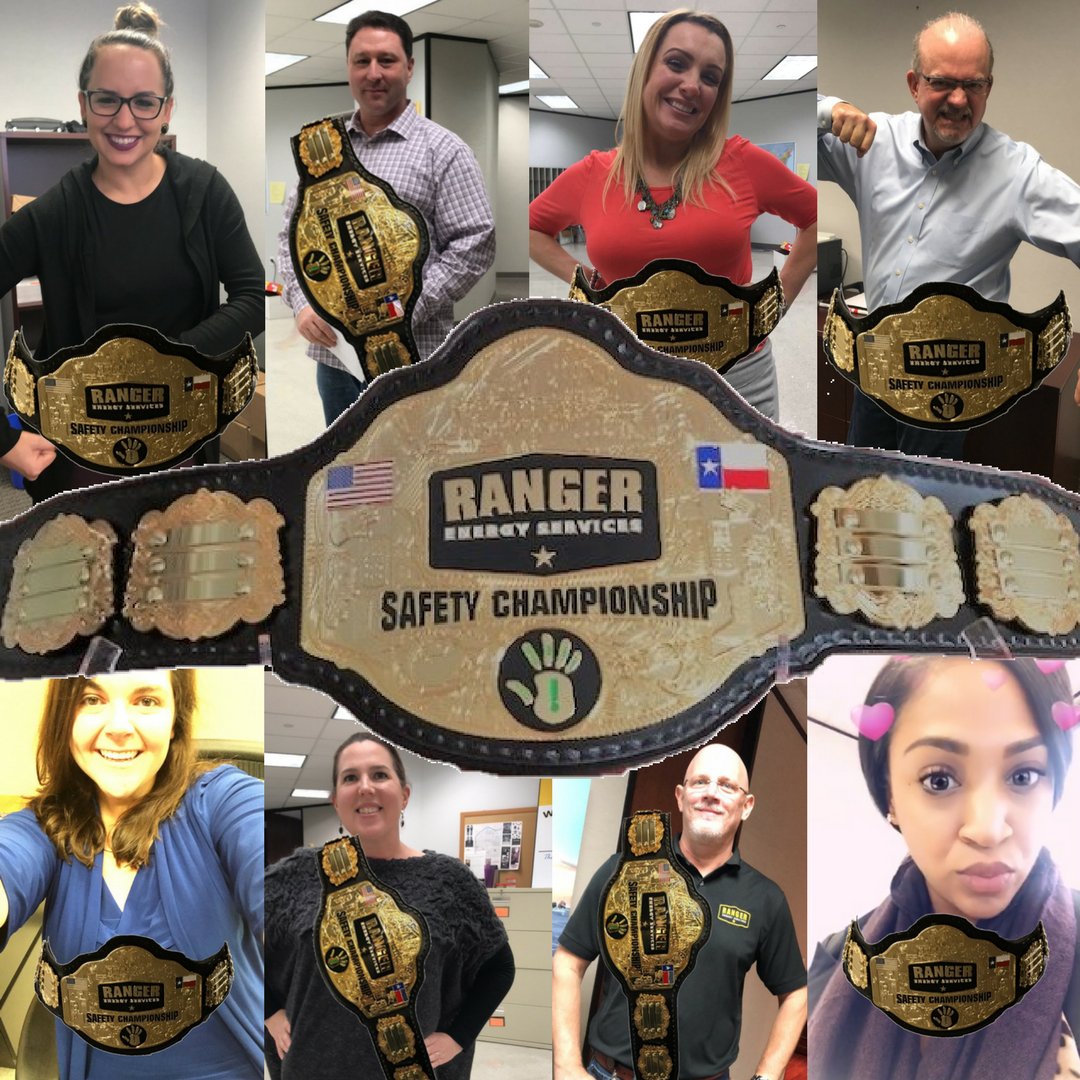 Try on our Safety Championship Belt through our Facebook page! facebook.com/Ranger-Energy-…

#ranger #safety #rigs #wellservices #oilandgas #workoverservices  #torrent #mallard #academy #rngr #nowhiring #oiljobs #oilfield #rangerenergy <a href="/wildcatbelts/">Andrew</a> #safetybelt #wwe #wrestlingbelt
