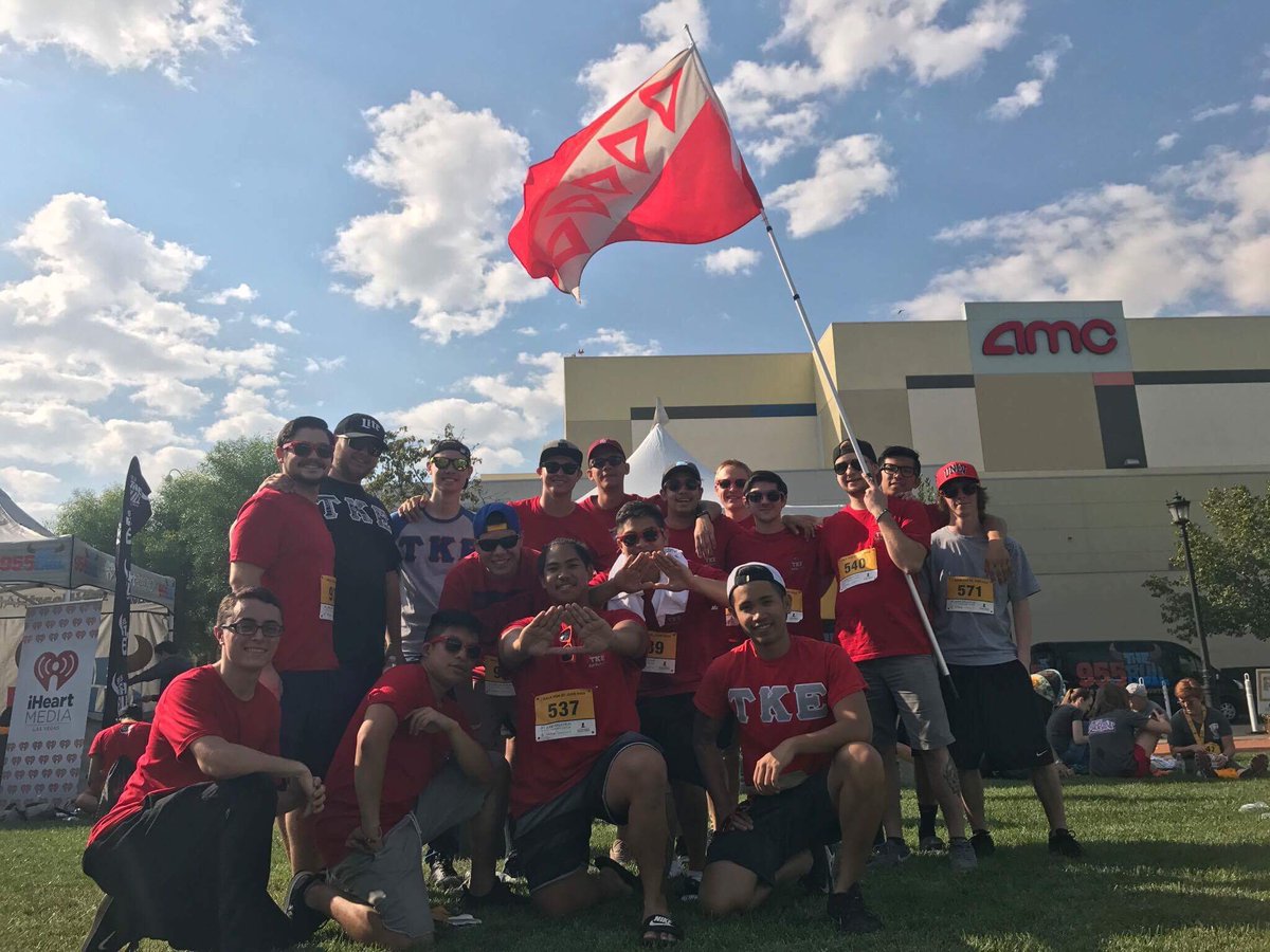 TKE_UNLV's tweet photo. Happy Founders Day to all of our fellow fraters! 119 years strong! Let’s continue to build Better Men for a Better World! 🔺🔺🔺🔺🔺 #IAMTKE #TKEUNLV #TKENATION #TkeFoundersDay #YITB #119yearsstrong https://t.co/FFzIQiJwuv