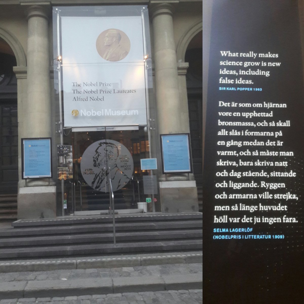 bonolomathibela's tweet photo. Thoroughly enjoyed visiting the @NobelMuseum today, and reflecting on some of the inspiring contributions made by Nobel laureates. https://t.co/87z8WBjVRc