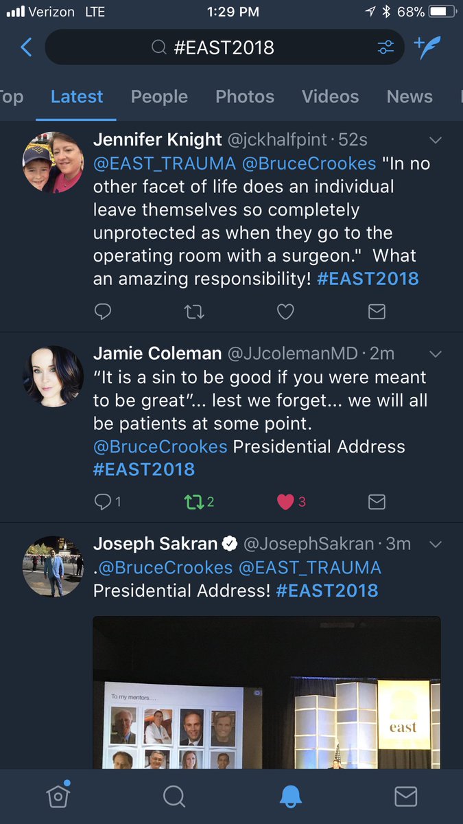 AdilHaiderMD's tweet photo. .@BruceCrookes quotes @xghashmi work in the @NASEM_Health landmark report that shows 1000βs of Americanβs die due to poor quality trauma care. Uses @EAST_TRAUMA Presidential address to reinforce call for #zeropreventable #traumadeaths #EAST2018 @ACSTrauma @traumadoctors #zptd https://t.co/bRaD33waJK