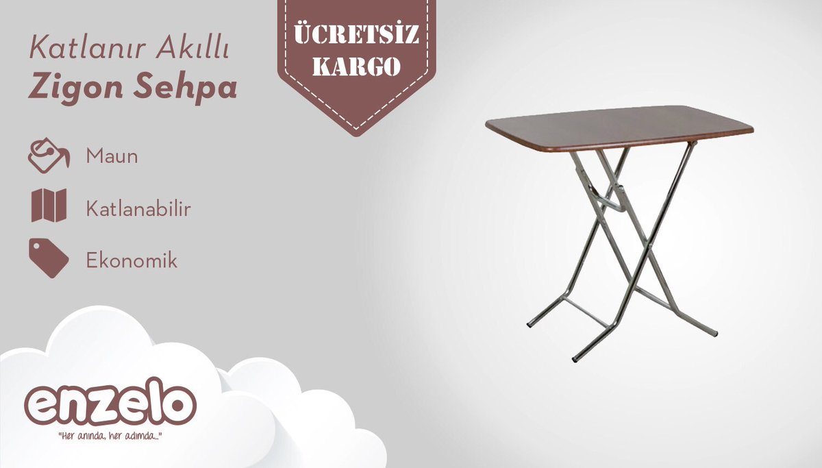 enzelocom's tweet photo. Katlanabilir ve ergonomik yapısı ile kullanım kolaylığı sağlayan zigon sehpaları evinizin her yerinde kullanabilirsiniz. 👌🏻 #enzelo #sehpa https://t.co/b4l2njyhKU