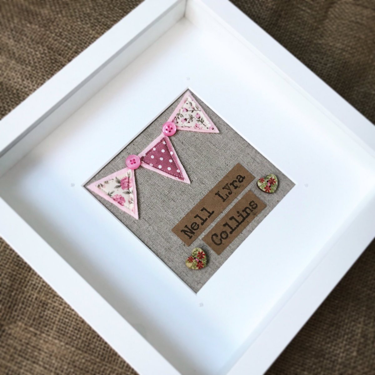 cocoa_marmalade's tweet image. Cute baby girl keepsake frame. A great addition to a nursery and only £16!

#keepsakeframe #babygirl #babygirlgift #nurserydecor #newbabygift #handmade