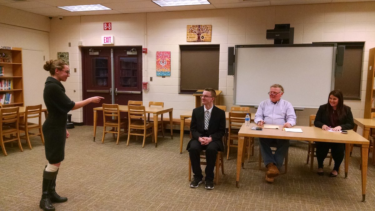 KateLasko's tweet photo. Dress rehearsal for Mock Trial. Season opens Jan. 17; NBC alum and lawyer Shannon Dolan and Judge Baldwin offer advice to team. @nbcsuper https://t.co/iCgs8SzeEY