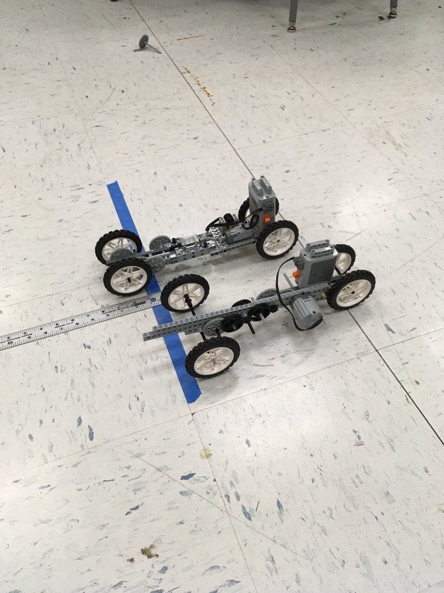 ADA students rocking the LEGO slow car challenge... How long will it take to go 1 foot? 14minutes and counting