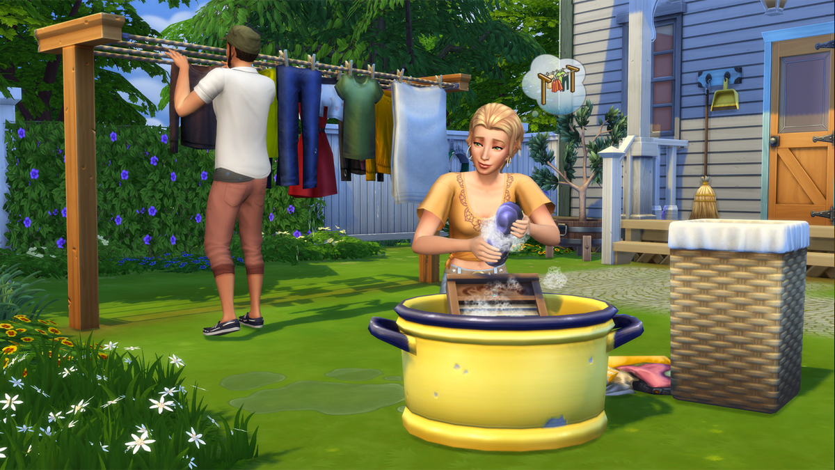 SimsSchweiz's tweet photo. Schluss mit den Ausreden! Zeit, die Wäsche zu waschen! Die Sims 4: Waschtag-Accessoires wurde angekündigt!
https://t.co/e531qPPYb5 https://t.co/uShzC32BYx