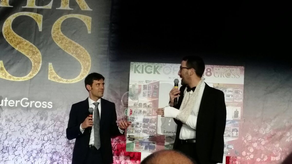 MarcoLorux's tweet photo. Grazie di cuore amici il #sergente e’ commosso #KickOff @ComputerGross ci sono riuscito ;-) https://t.co/NouEqNEQJ8