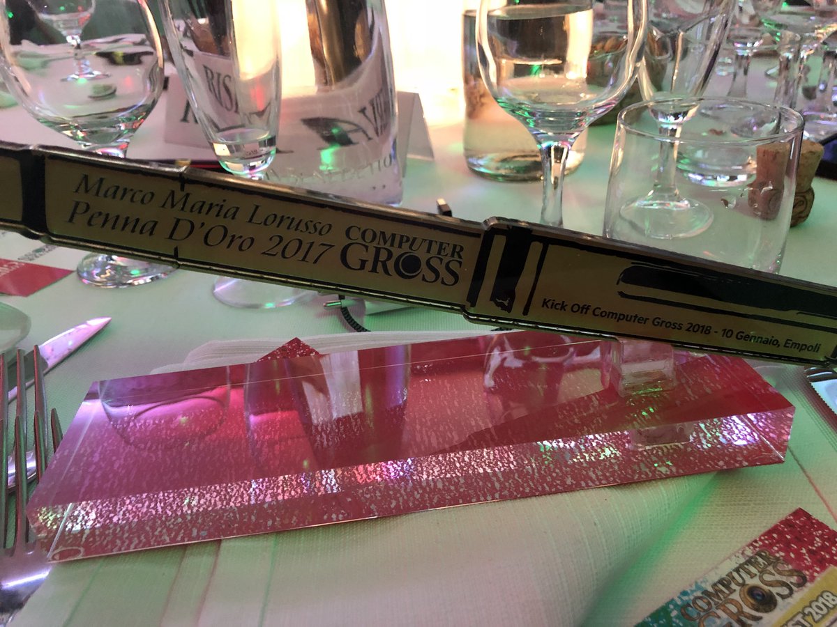 MarcoLorux's tweet photo. Grazie di cuore amici il #sergente e’ commosso #KickOff @ComputerGross ci sono riuscito ;-) https://t.co/NouEqNEQJ8